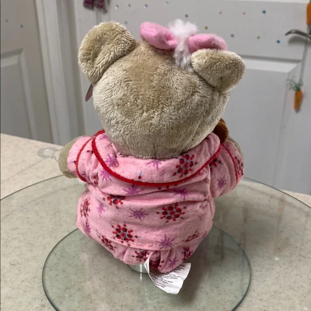 Starbucks Pink Pajama Bearista Bear with Teddy bear coffee